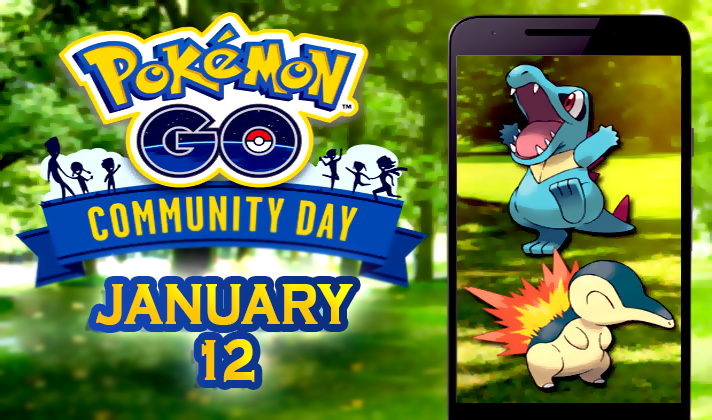 Totodile stars in the next Community Day of Pokémon GO, which will take place on January 12
