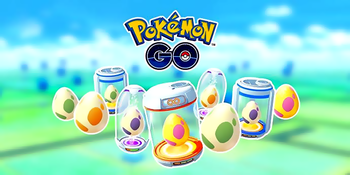 Pokémon Go Egg chart for hatching 2km, 5km, 7km, 10km Eggs