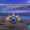 rewards and bonuses of the Stars of Evolution event