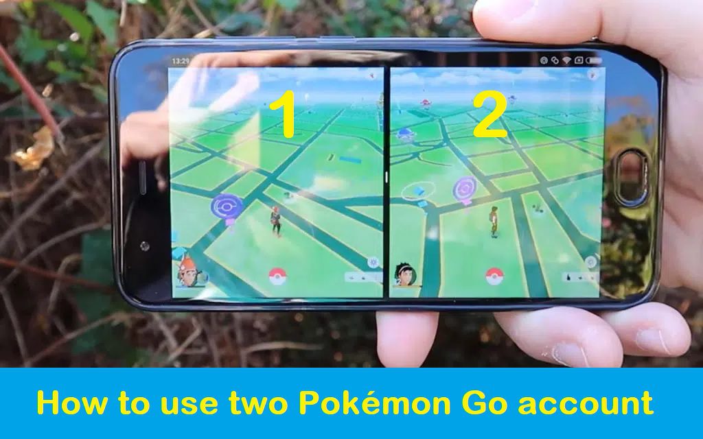 how to use two pokémon go clone app